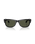 The Ray-Ban Mega Wayfarer II Sunglasses in Polished Black & Green