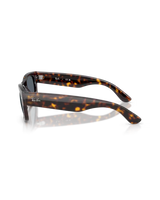 The Ray-Ban Mega Wayfarer II Sunglasses in Polished Havana & Blue
