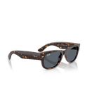 The Ray-Ban Mega Wayfarer II Sunglasses in Polished Havana & Blue