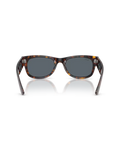 The Ray-Ban Mega Wayfarer II Sunglasses in Polished Havana & Blue