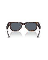 The Ray-Ban Mega Wayfarer II Sunglasses in Polished Havana & Blue