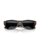 The Ray-Ban Mega Wayfarer II Sunglasses in Polished Havana & Blue