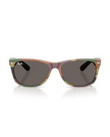 The Ray-Ban New Wayfarer Classic Sunglasses in Matte Green & Green Camuflage