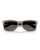 The Ray-Ban New Wayfarer Classic Sunglasses in Matte Green & Green Camuflage