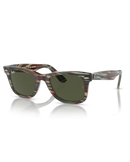 The Ray-Ban Original Wayfarer Change Sunglasses in Photo Striped Grey | Available at Anns Cottage