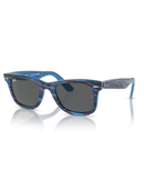 The Ray-Ban Original Wayfarer Change Sunglasses in Photo Striped Blue