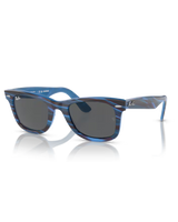 The Ray-Ban Original Wayfarer Change Sunglasses in Photo Striped Blue
