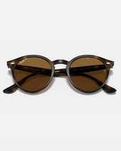 The Ray-Ban RB2180 Sunglasses in Dark Brown