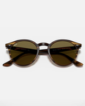 The Ray-Ban RB2180 Sunglasses in Striped Red Havana