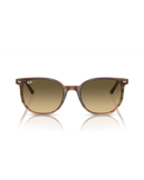 The Ray-Ban Elliot Sunglasses in Polished Striped Brown & Green