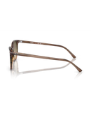 The Ray-Ban Elliot Sunglasses in Polished Striped Brown & Green