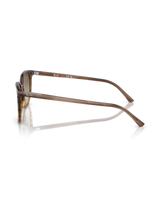 The Ray-Ban Elliot Sunglasses in Polished Striped Brown & Green