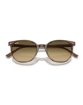The Ray-Ban Elliot Sunglasses in Polished Striped Brown & Green