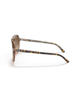The Ray-Ban Bill Sunglasses in Polished Havana On Transparent Brown & Light Brown Gradient