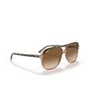 The Ray-Ban Bill Sunglasses in Polished Havana On Transparent Brown & Light Brown Gradient