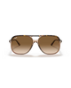 The Ray-Ban Bill Sunglasses in Polished Havana On Transparent Brown & Light Brown Gradient