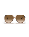 The Ray-Ban Bill Sunglasses in Polished Havana On Transparent Brown & Light Brown Gradient
