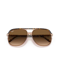 The Ray-Ban Bill Sunglasses in Polished Havana On Transparent Brown & Light Brown Gradient