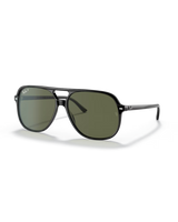 The Ray-Ban Bill Polarised Sunglasses in Polished Black & G-15 Green