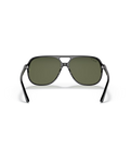 The Ray-Ban Bill Polarised Sunglasses in Polished Black & G-15 Green