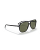 The Ray-Ban Bill Polarised Sunglasses in Polished Black & G-15 Green