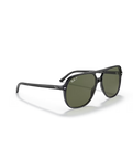 The Ray-Ban Bill Polarised Sunglasses in Polished Black & G-15 Green