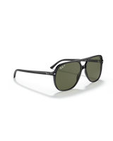 The Ray-Ban Bill Polarised Sunglasses in Polished Black & G-15 Green