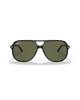 The Ray-Ban Bill Polarised Sunglasses in Polished Black & G-15 Green