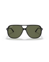 The Ray-Ban Bill Polarised Sunglasses in Polished Black & G-15 Green