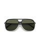 The Ray-Ban Bill Polarised Sunglasses in Polished Black & G-15 Green