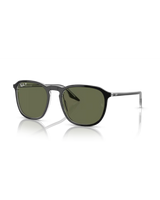 The Ray-Ban RB2203 Sunglasses in Black On Transparent