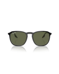 The Ray-Ban RB2203 Sunglasses in Black On Transparent
