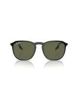 The Ray-Ban RB2203 Sunglasses in Black On Transparent