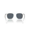 The Ray-Ban RB2210 Sunglasses in Polished Transparent & Blue