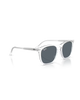 The Ray-Ban RB2210 Sunglasses in Polished Transparent & Blue