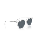 The Ray-Ban RB2210 Sunglasses in Polished Transparent & Blue