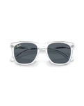 The Ray-Ban RB2210 Sunglasses in Polished Transparent & Blue