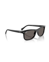 The Ray-Ban RB2226 Sunglasses in Polished Black & Dark Grey