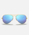 The Ray-Ban Aviator Metal Sunglasses in Blue