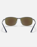The Ray-Ban RB3671CH Sunglasses in Blue & Gunmetal