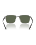 The Ray-Ban RB3721 Sunglasses in Black On Silver