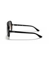 The Ray-Ban Cats 5000 Classic Sunglasses in Polished Black & Light Grey Gradient