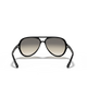 The Ray-Ban Cats 5000 Classic Sunglasses in Polished Black & Light Grey Gradient