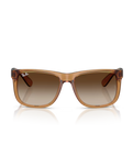 The Ray-Ban Justin Classic Sunglasses in Polished Rubber Beige