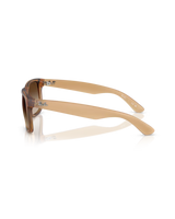 The Ray-Ban Justin Classic Sunglasses in Polished Rubber Beige