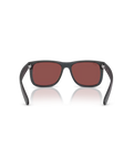 The Ray-Ban Justin Classic Sunglasses in Matte Opal Grey & Dark Violet