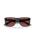 The Ray-Ban Justin Classic Sunglasses in Matte Opal Grey & Dark Violet