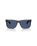 The Ray-Ban Justin Classic Sunglasses in Matte Opal Grey & Dark Blue