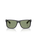 The Ray-Ban Justin Classic Sunglasses in Matte Opal Grey & Green