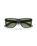 The Ray-Ban Justin Classic Sunglasses in Matte Opal Grey & Green